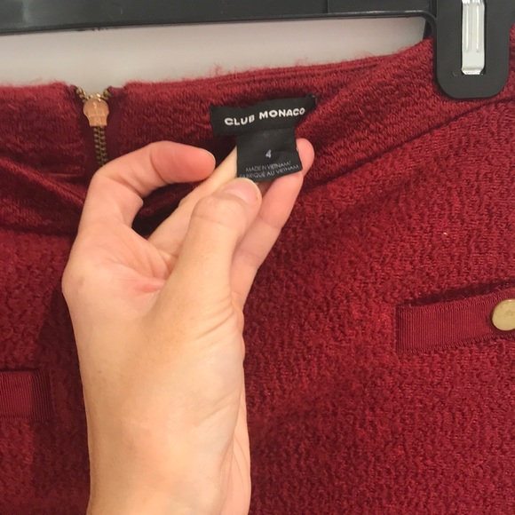 Club Monaco tweed mini skirt - Picture 3 of 5